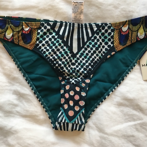 RARE Mara Hoffman Peacocks Rashguard Top - Picture 7 of 7